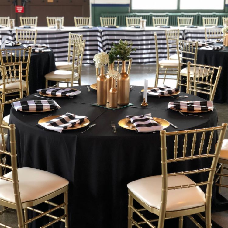 Golden Chiavari Chairs with Cushion Use as Dining Chairs