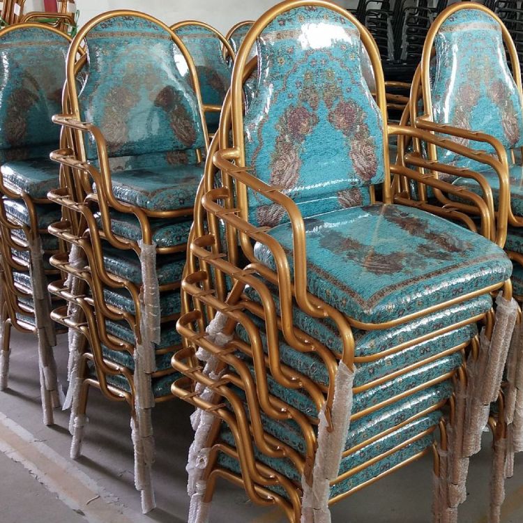 Metal Muslim Prayer Chairs Made for UK Dealer