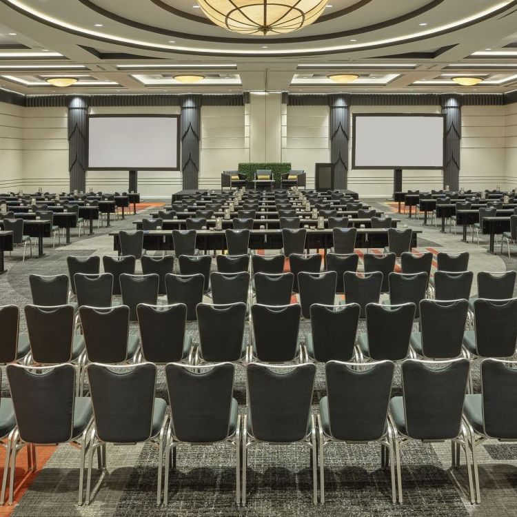Quality Banquet Chairs in Ballroom of America Hotel
