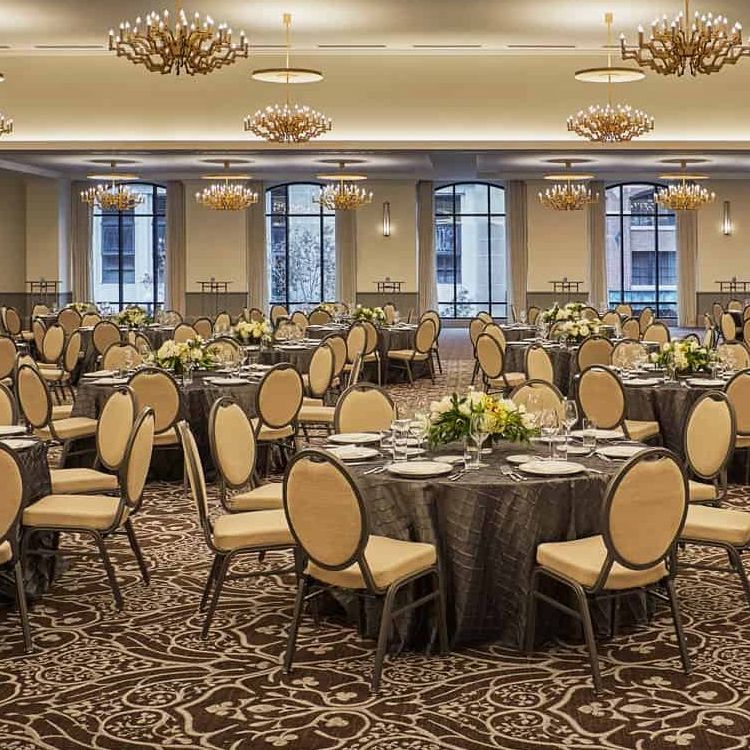 Round Back Metal Hotel Banquet Chairs in USA
