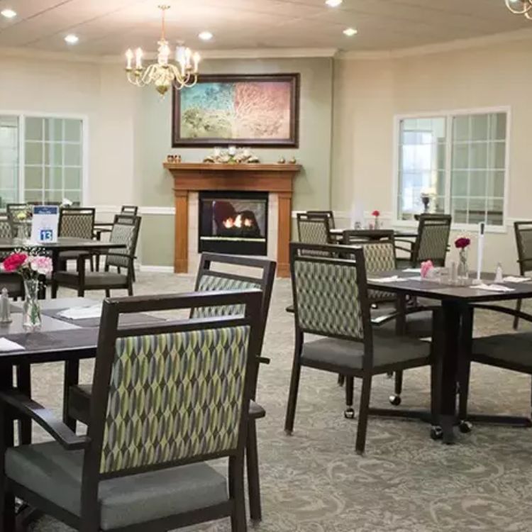 Wood Grain Dining Chairs for America Nursing Home