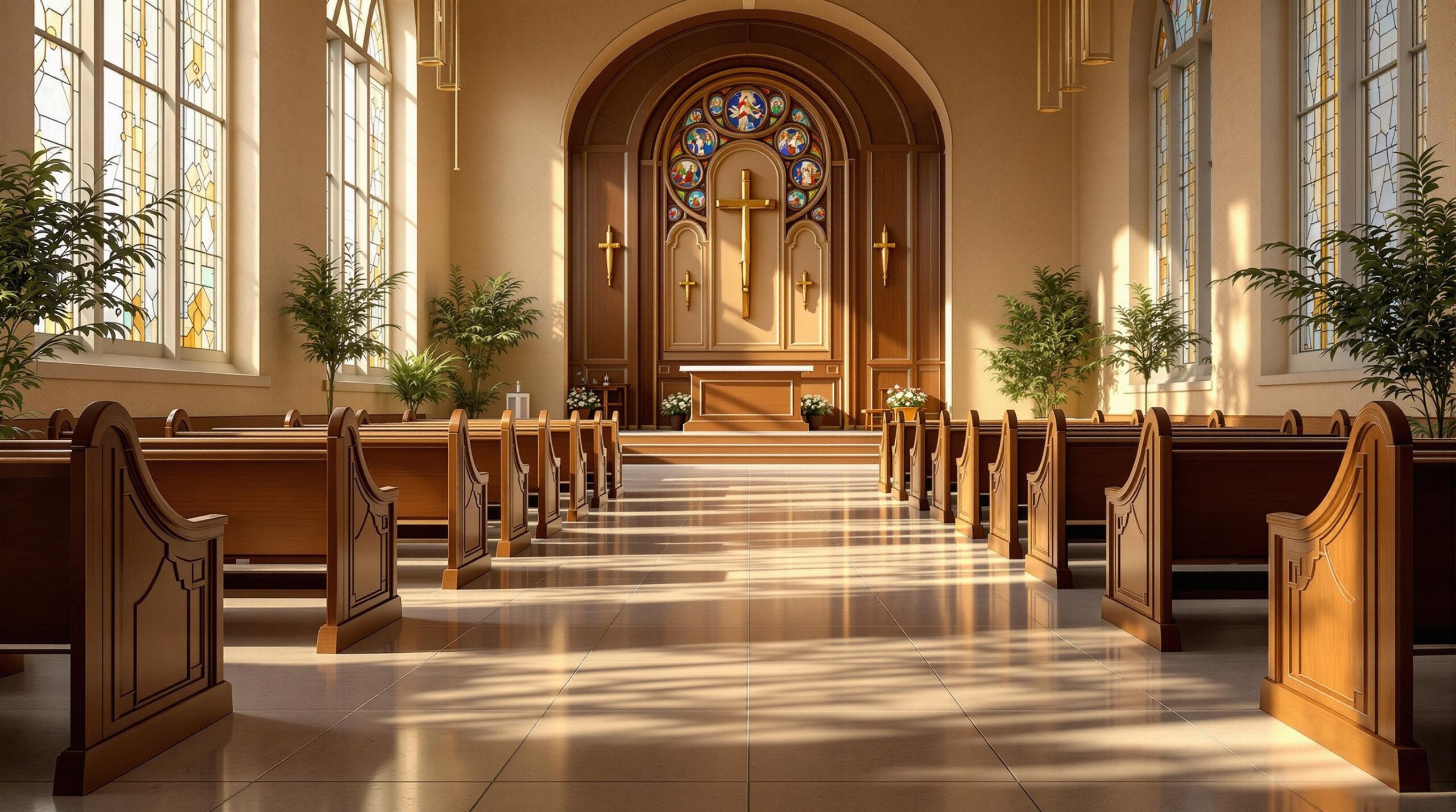Quality Church Chair with Backrest Writing Board (CC2062)